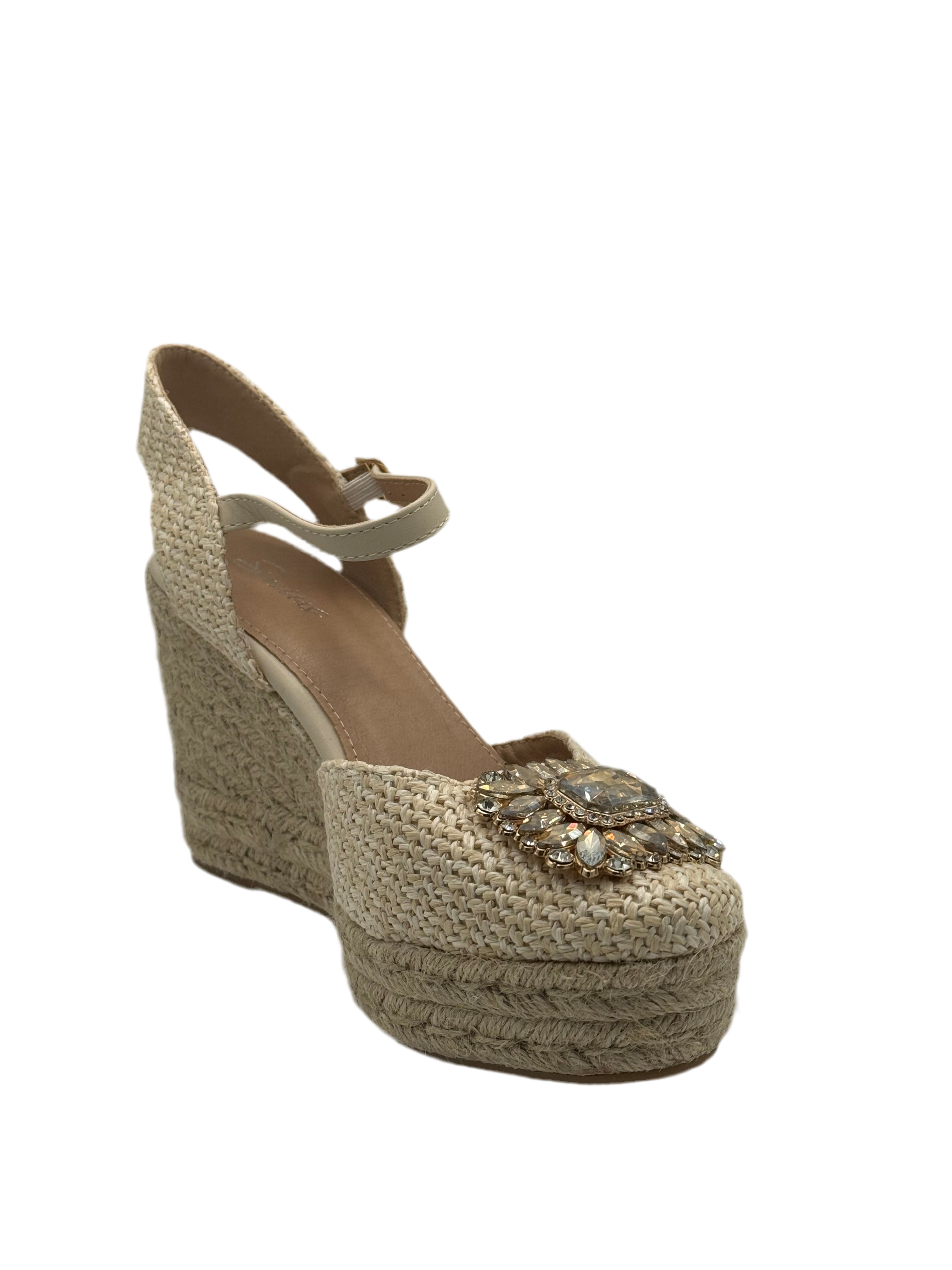 Elodie-sandalo con zeppa