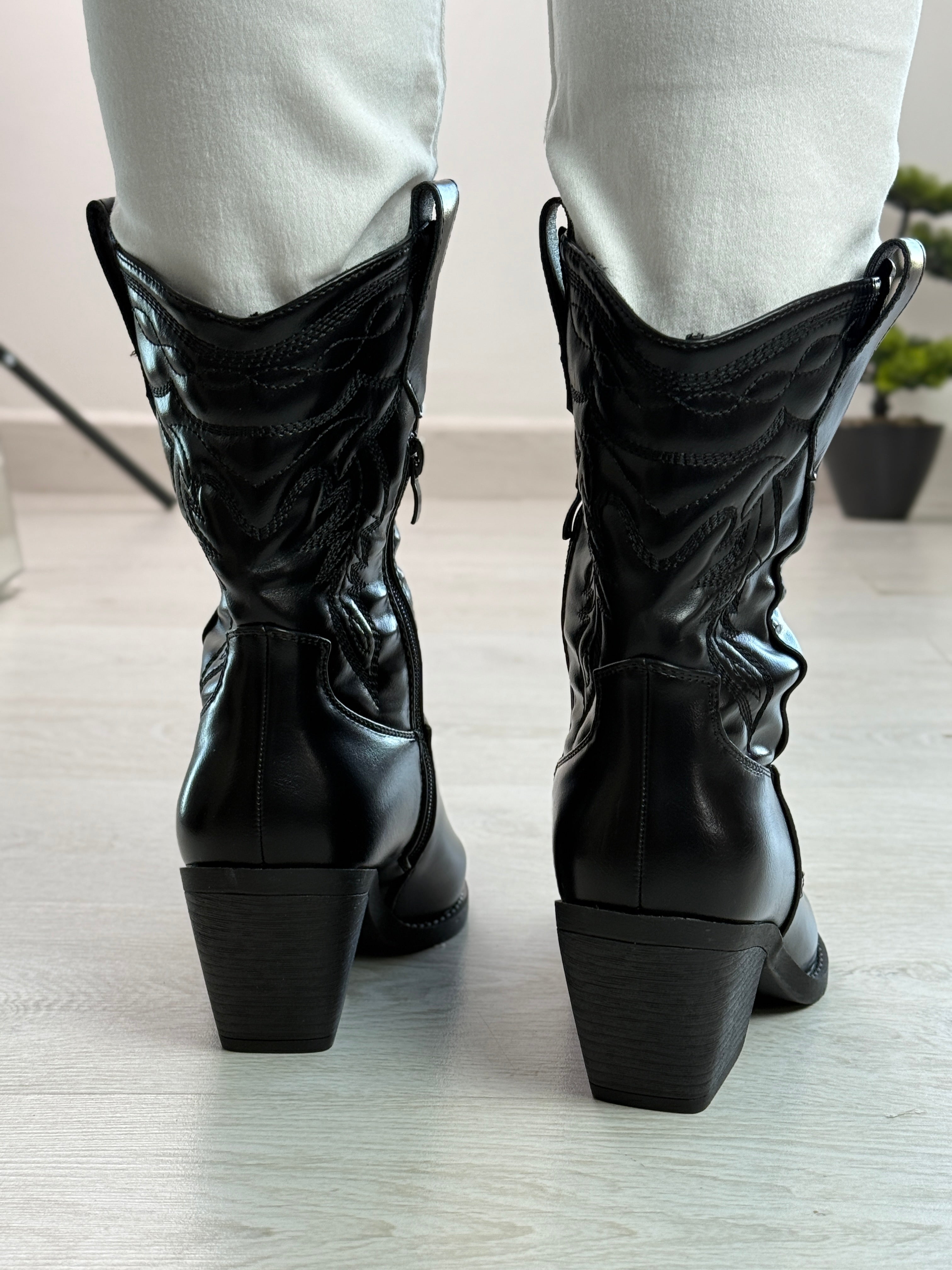 Pilar_stivaletto camperos nero