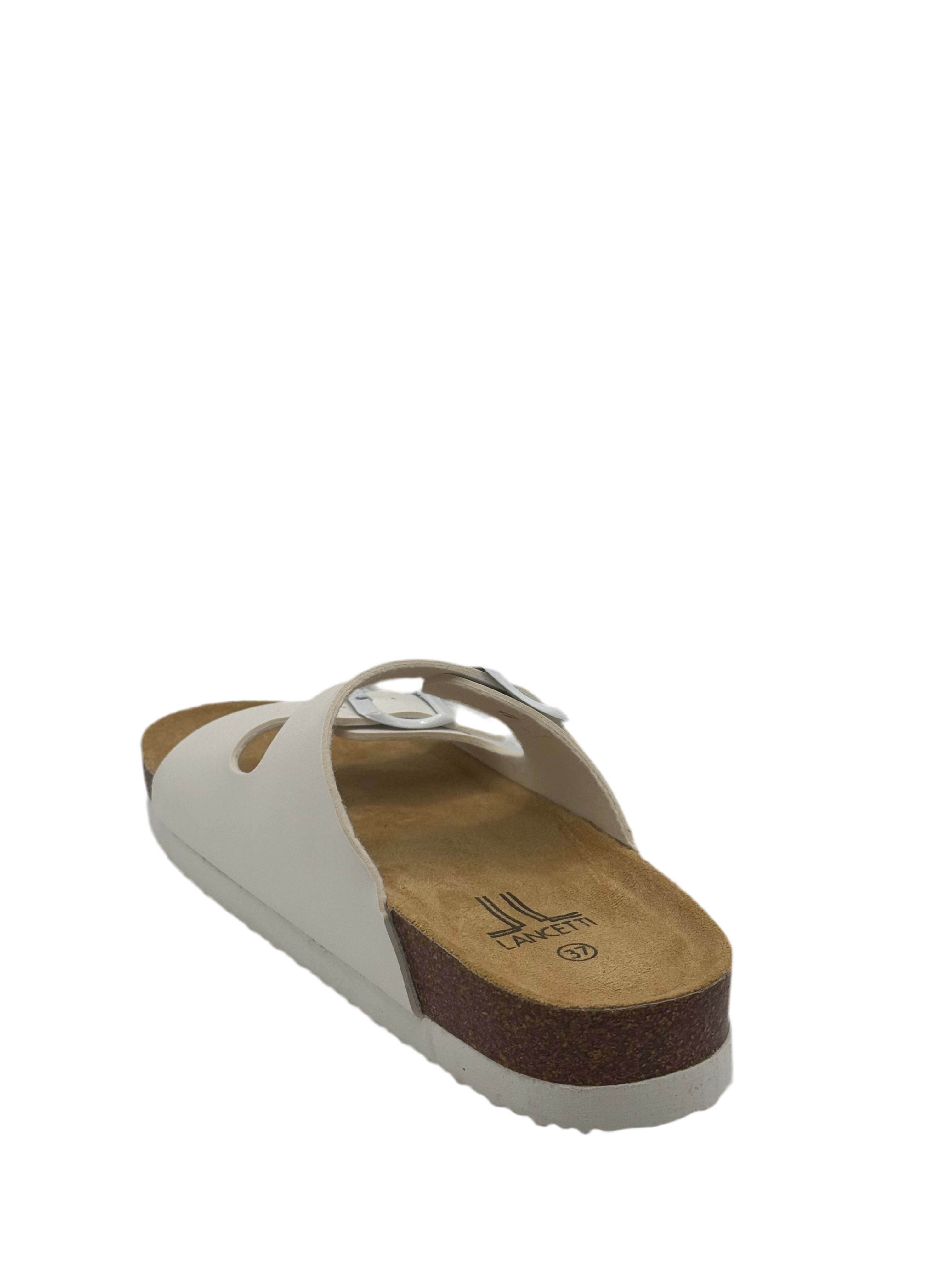 Lancetti_ciabattine basse con doppia fibbia