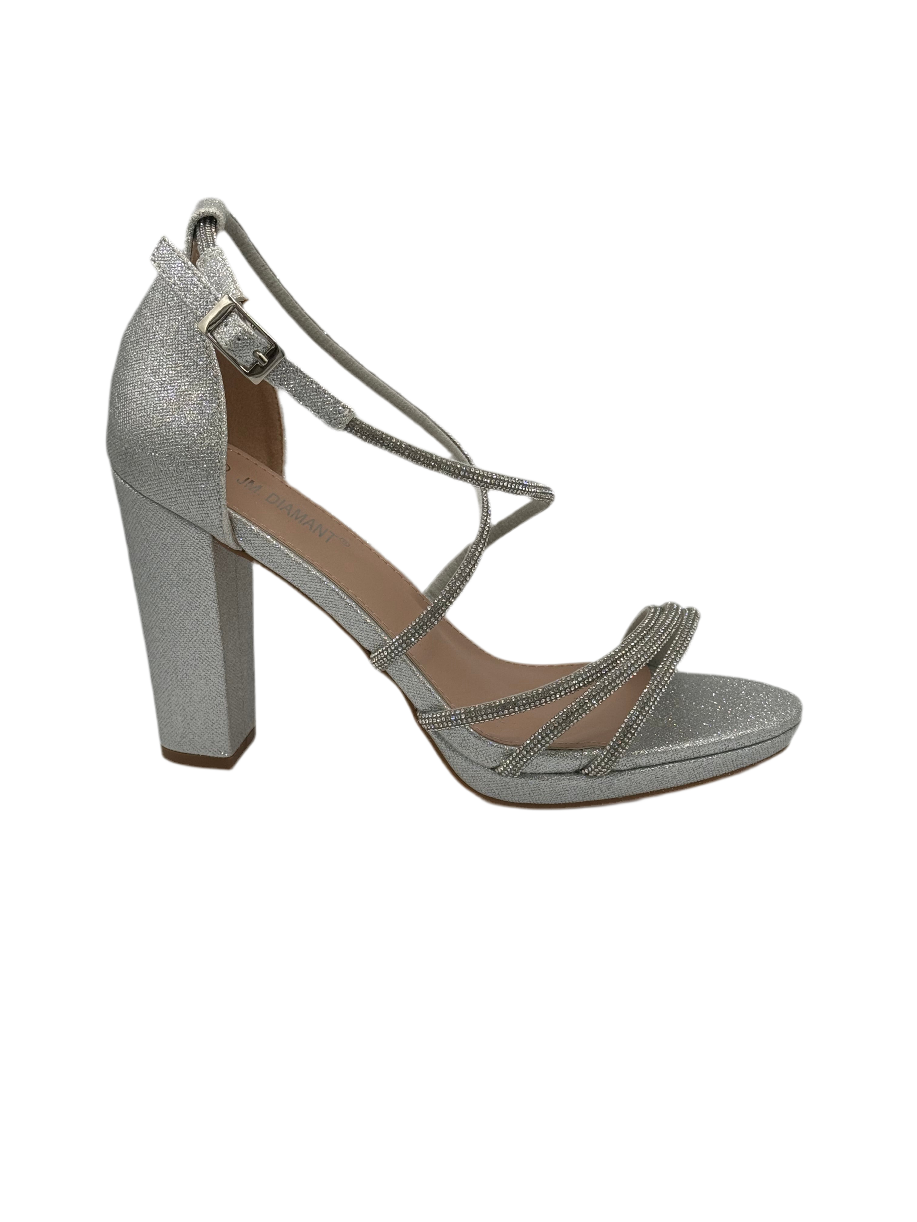 Diamante_sandalo elegante con tacco