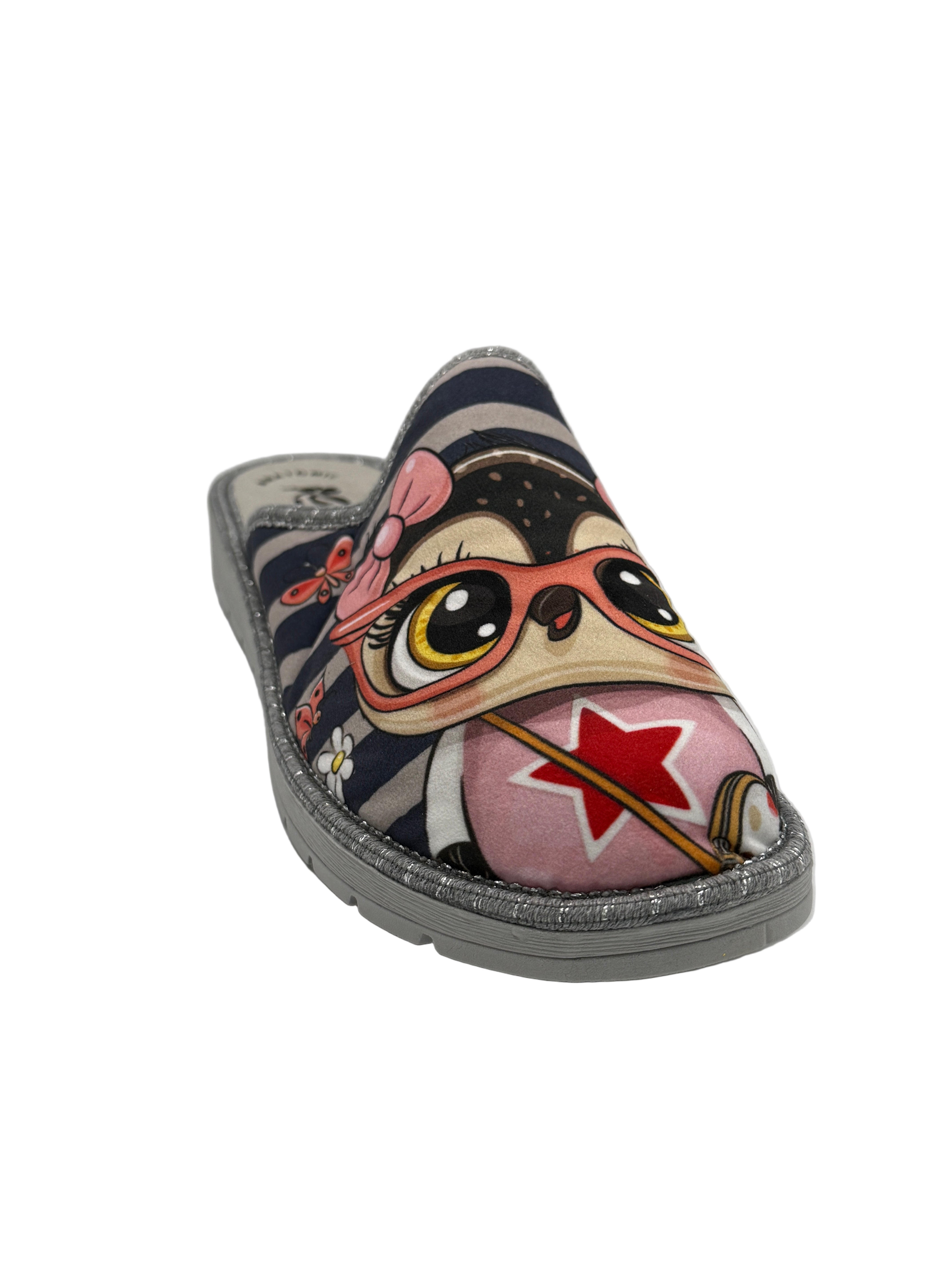 Lucy_pantofola blu e rosa