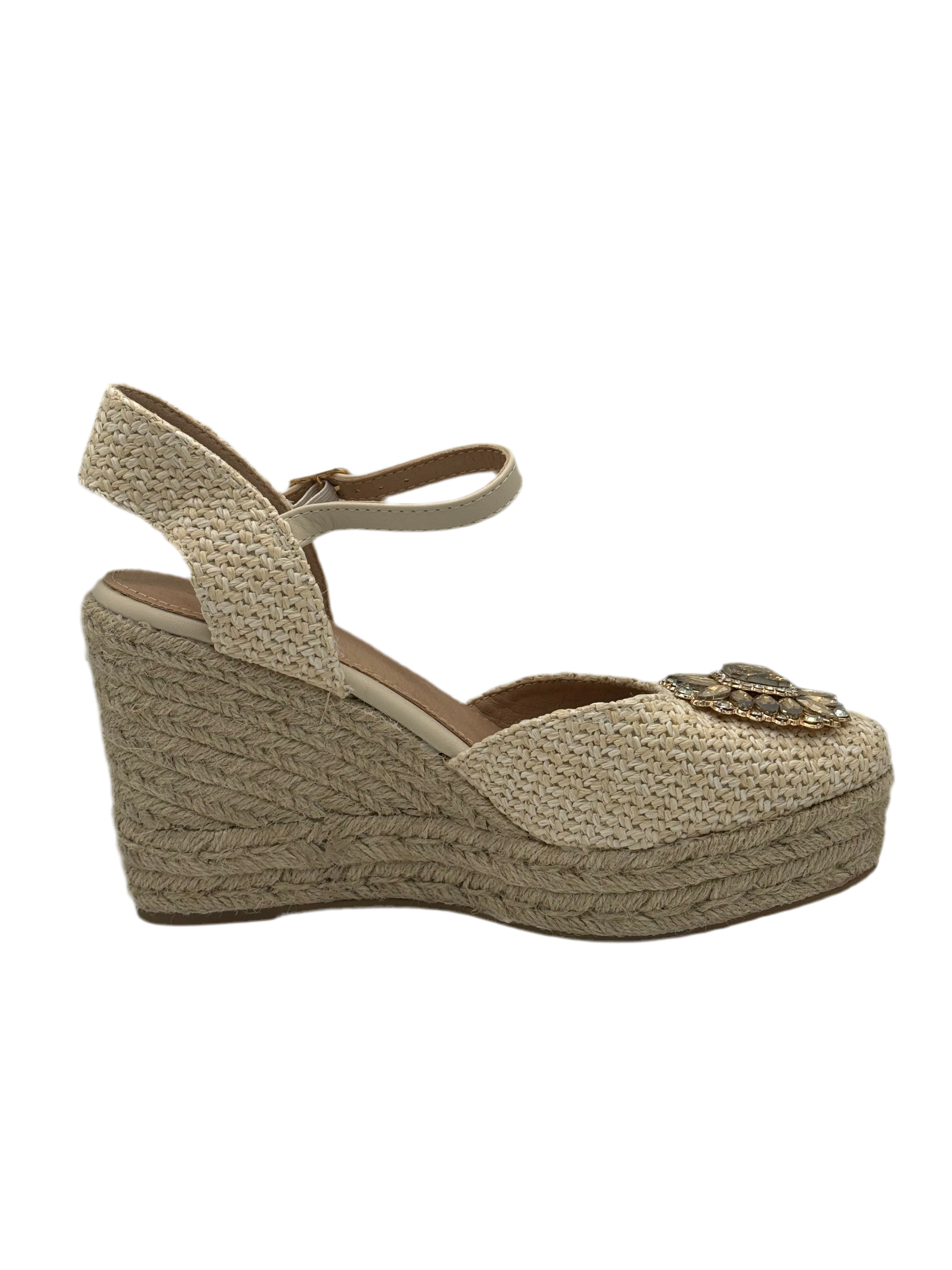 Elodie-sandalo con zeppa