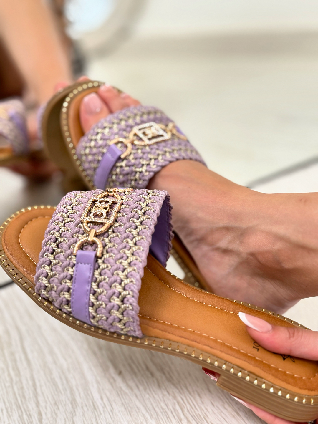 Nicole_ciabattine basse lilla