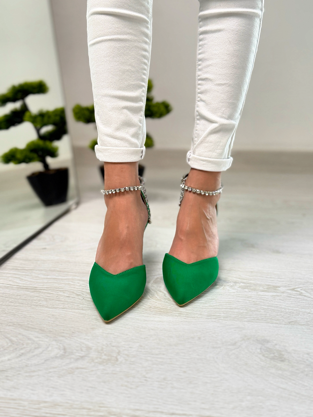 Karine_decolletè verde