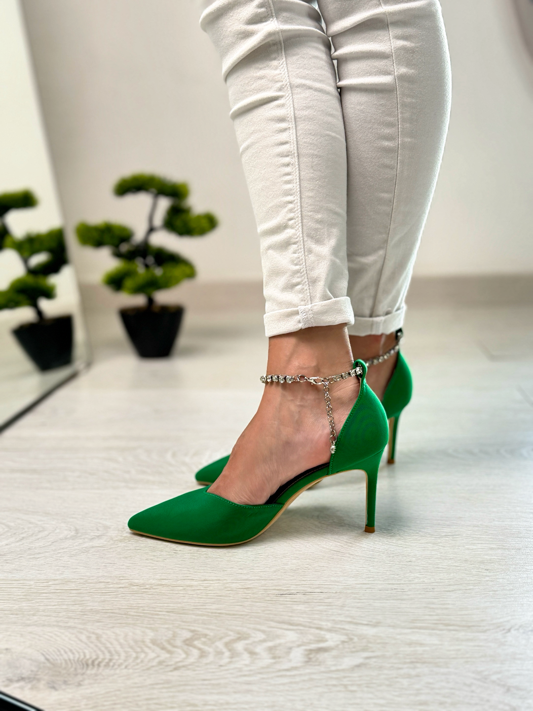 Karine_decolletè verde