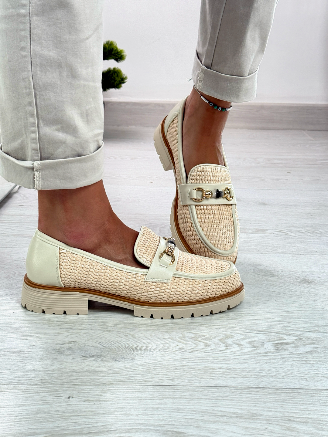 Lina_mocassino beige