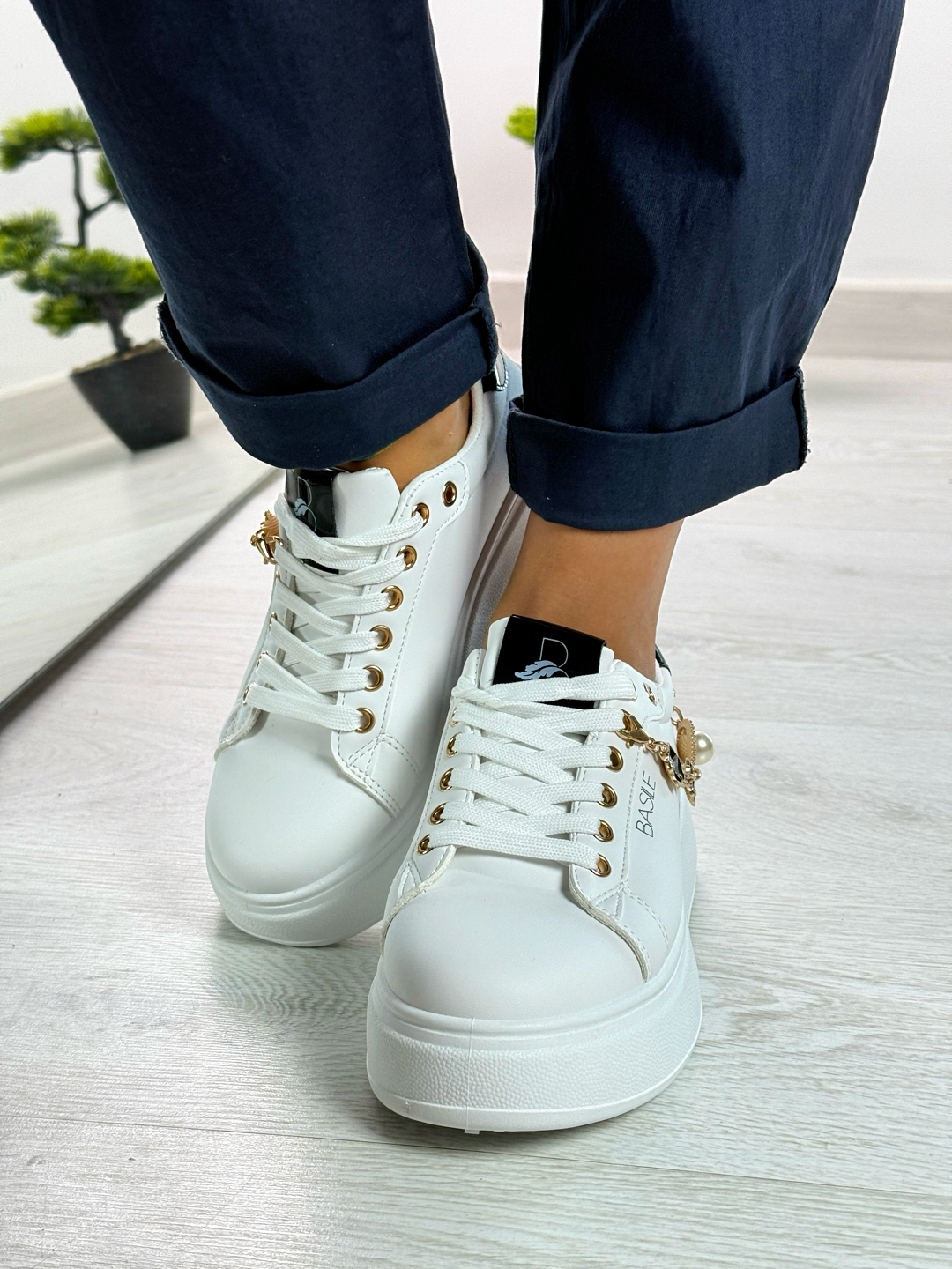 Basile_Sneakers bianca