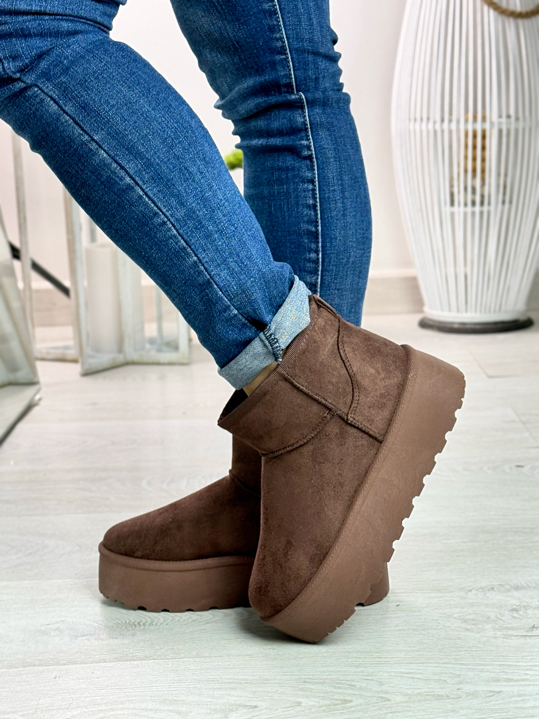 Abbey_stivaletto in camoscio marrone