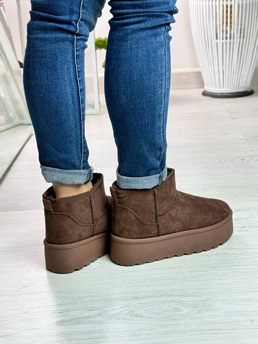 Abbey_stivaletto in camoscio marrone