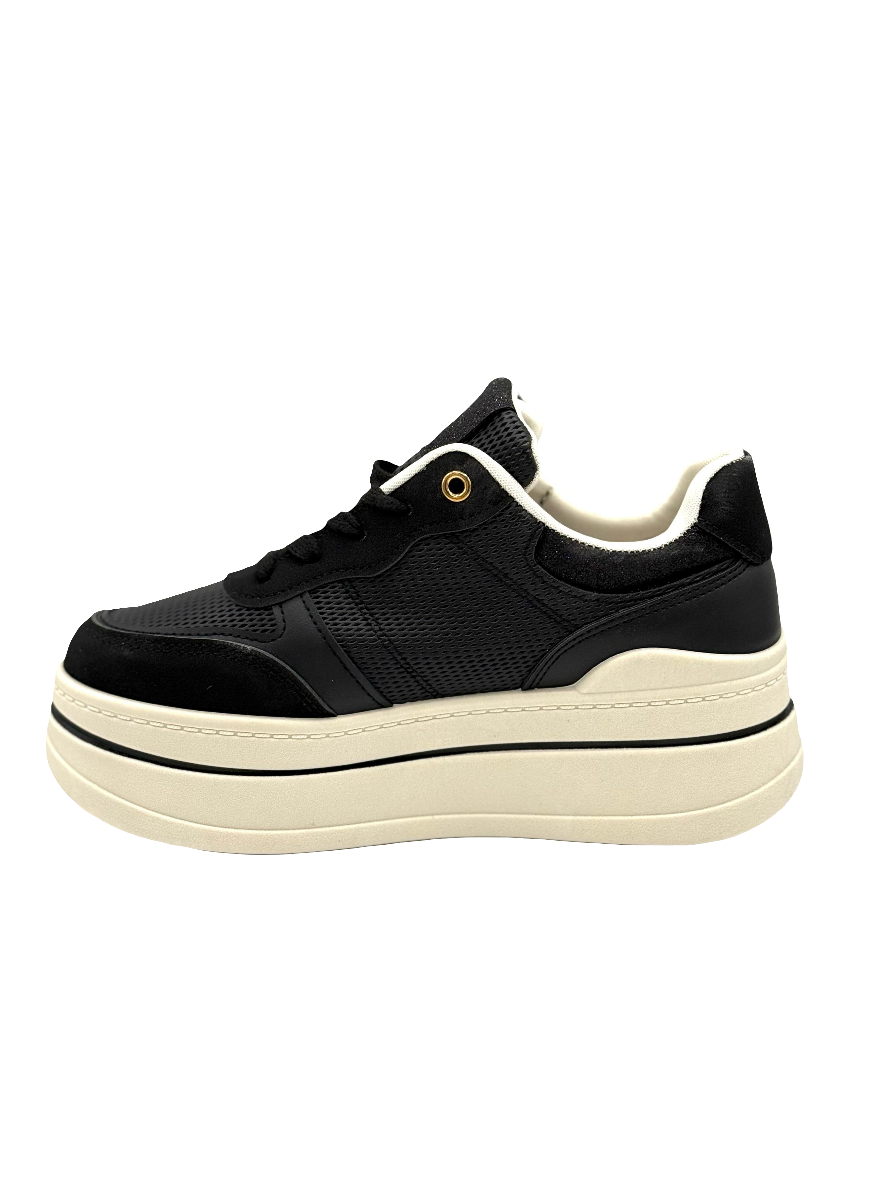 Giada-Scarpe nere con plateau
