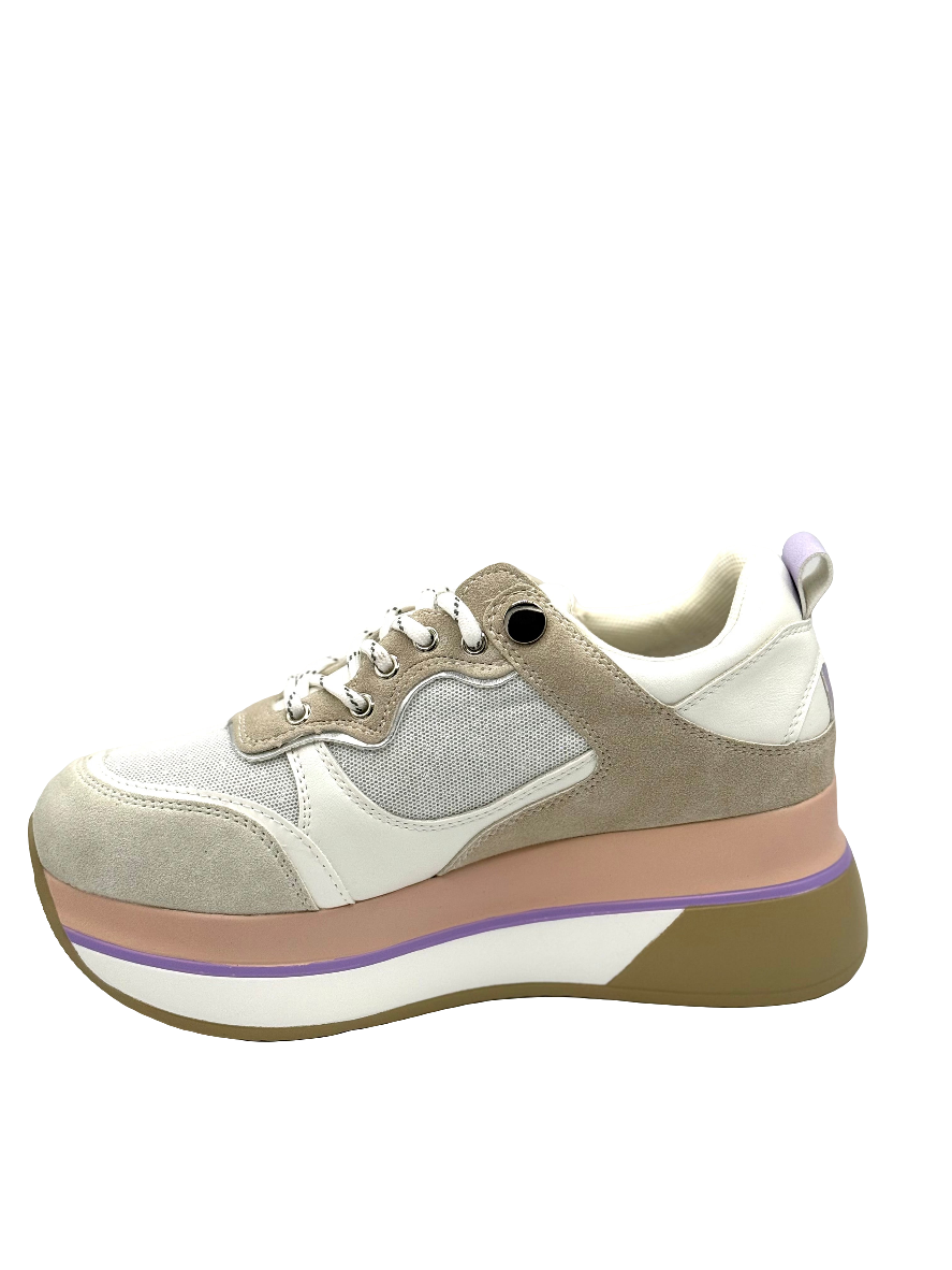 Vanessa_sneker beige multicolor