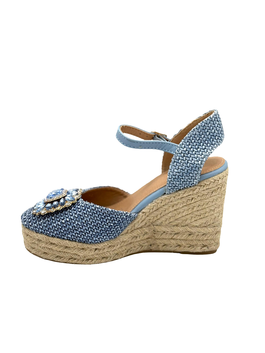 Elodie-sandalo con zeppa